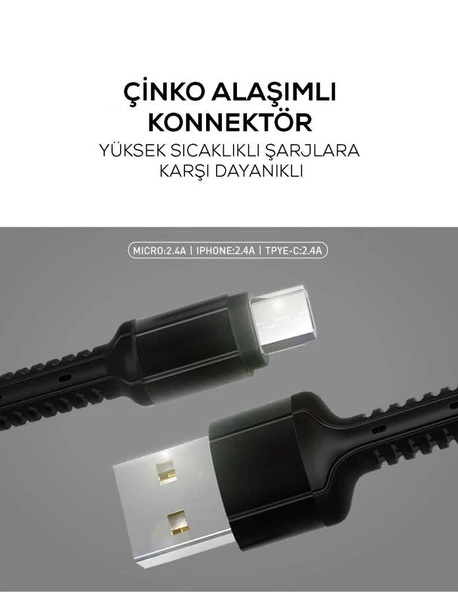 LS63 Lightning Usb Kablo iPhone - Resim 11