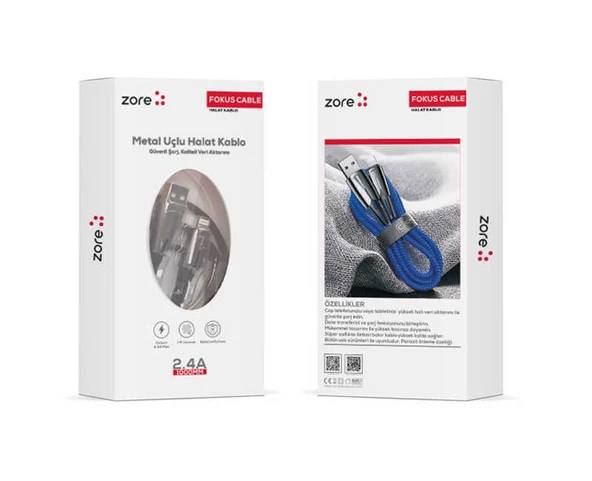 Lightning Focus Usb Kablo iPhone - Resim 4
