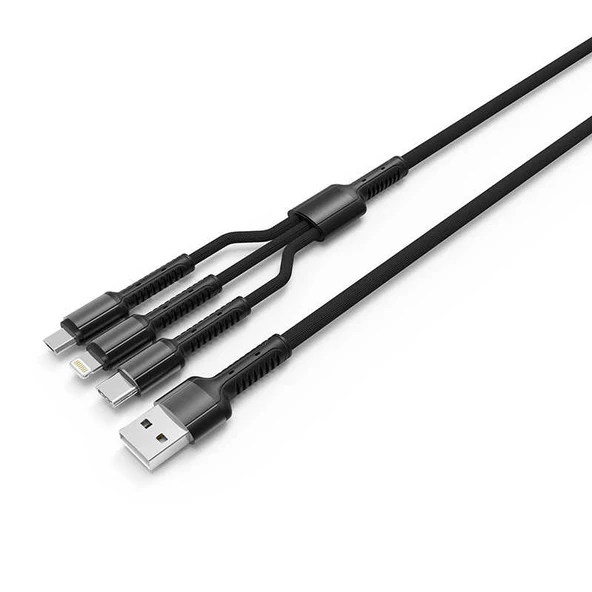 LC93 3 in 1 Usb Kablo ürün görseli 1
