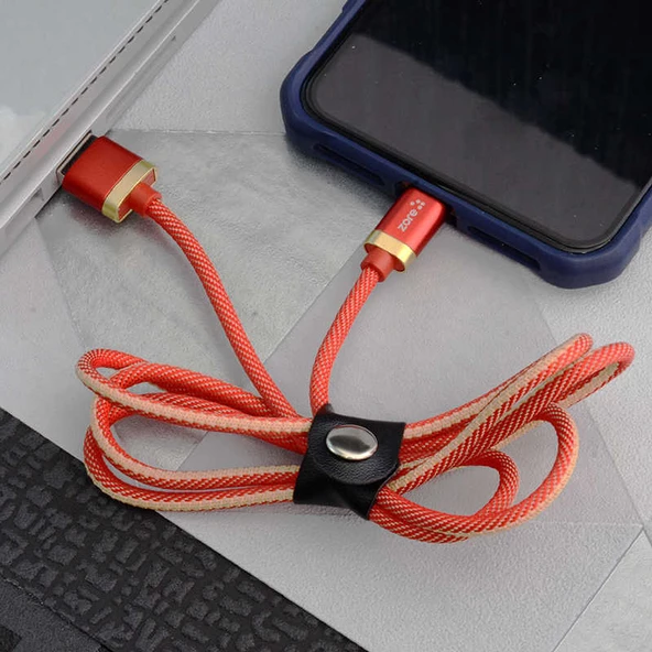 Poro Lightning Usb Kablo 1M iPhone - Resim 10