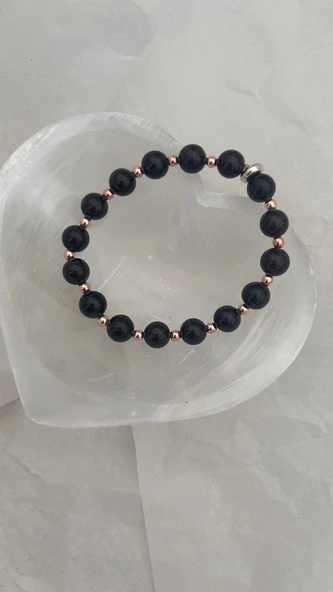 Lal taşı (garnet-granat) bileklik - Resim 6