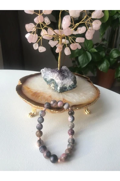 Pembe Opal Bileklik - Resim 3