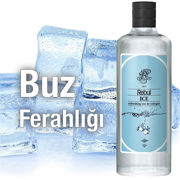 Rebul Ice 250 ml Kolonya - Resim 3