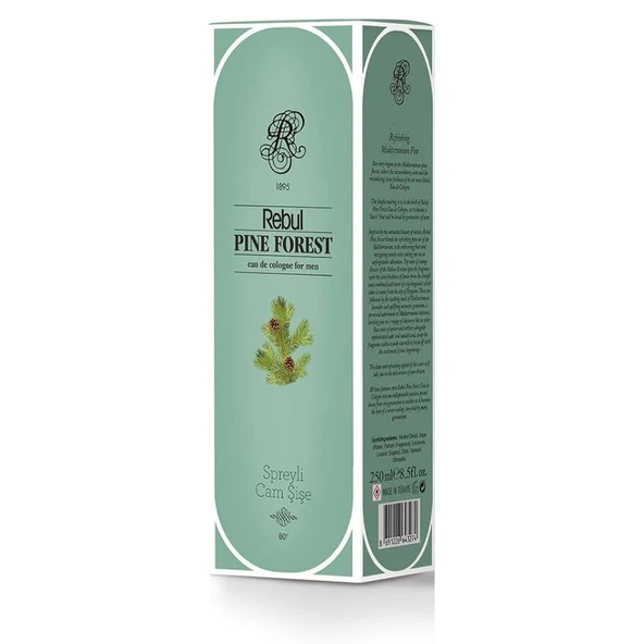 Rebul Pine Forest 250 ml Kolonya - Resim 4