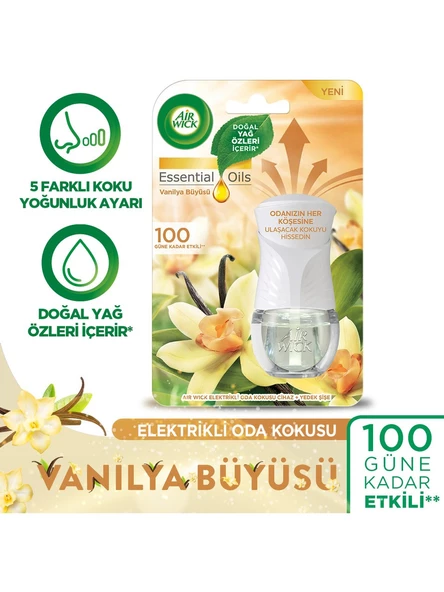 Air Wick Air Wick Elektrikli Kit Oda Kokusu Vanilya ( 1 Adet Cihaz + 1 Adet Yedek Şişe ) ürün görseli 1