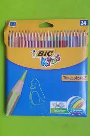 BİC KİDS TROPICOLORS 2 UZUN KURU BOYA 24 LÜ ürün görseli 1