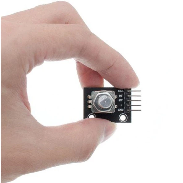 Rotary Encoder Modülü Arduino KY-040 HW-040 Modül - Resim 7