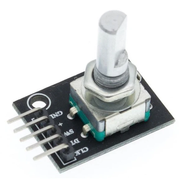 Rotary Encoder Modülü Arduino KY-040 HW-040 Modül - Resim 2