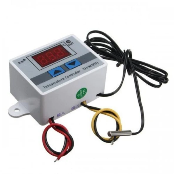 XH-W3001 220V AC Dijital Termostat Akvaryum Kuluçka Modül, Sensör ürün görseli 1