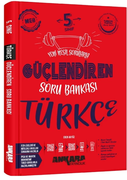 Ankara 2025 5. Sınıf Türkçe Güçlendiren Soru Bankası Güncel Müfredat ürün görseli 1