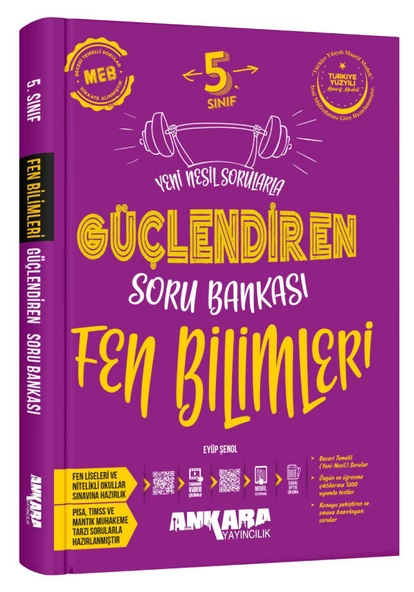 Ankara 2025 5. Sınıf Fen Bilimleri Güçlendiren Soru Bankası Güncel Müfredat ürün görseli 1