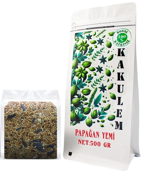 KAKULEM SERTİFİKALI Premium Sultan Cennet Papağan Yemi 500 GR ürün görseli 1