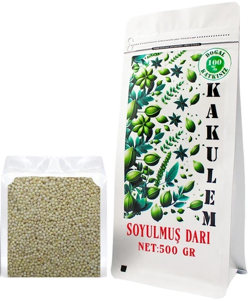 KAKULEM SERTİFİKALI Soyulmuş Darı Kabuksuz Darı 500 GR ürün görseli 1