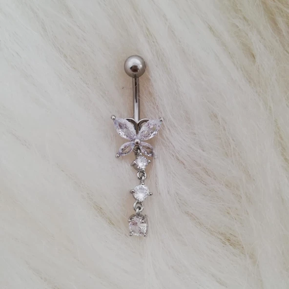 Kelebek Göbek Piercing N5 ürün görseli 1