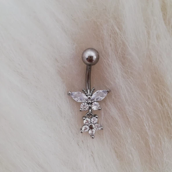 Kelebek Göbek Piercing N3 ürün görseli 1