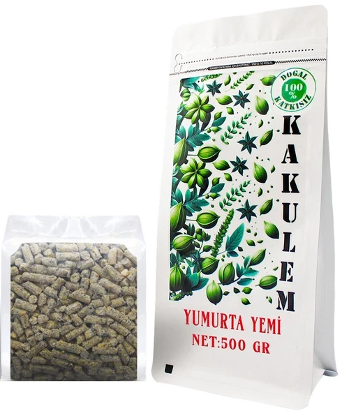 KAKULEM SERTİFİKALI Yumurta Verimini Arttıran Yumurta Yemi 500 GR ürün görseli 1