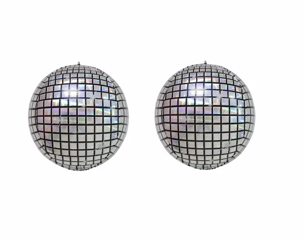 2 li Gümüş Disco Topu Folyo Balon 10 inç ürün görseli 1