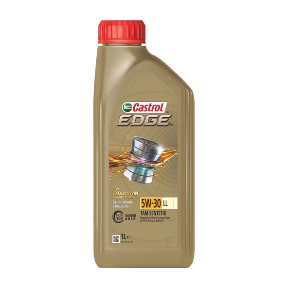 Castrol EDGE 5W-30 LL Tam Sentetik DPF Motor Yağı 1 Litre ürün görseli 1