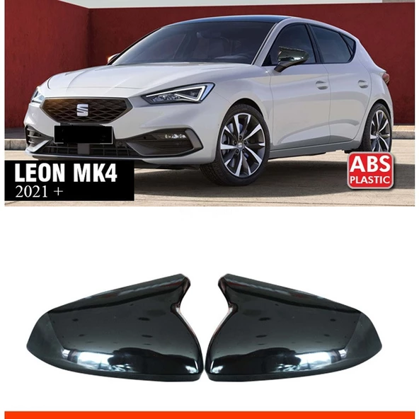 SEAT LEON 2021 SONRASI PARLAK SİYAH BATMAN AYNA KAPAĞI ürün görseli 1