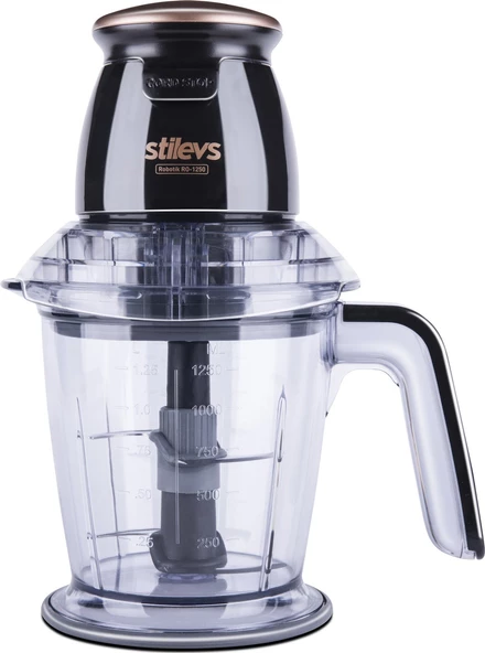 Stilevs Robotik RO-1250 Mega Doğrayıcı - Siyah & Bakır ürün görseli 1