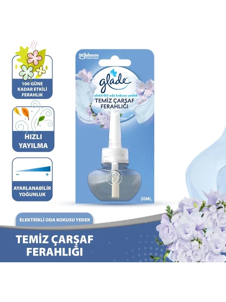 Glade Elektrikli Oda Kokusu Yedek Temiz Çarşaf Ferahlığı ürün görseli 1