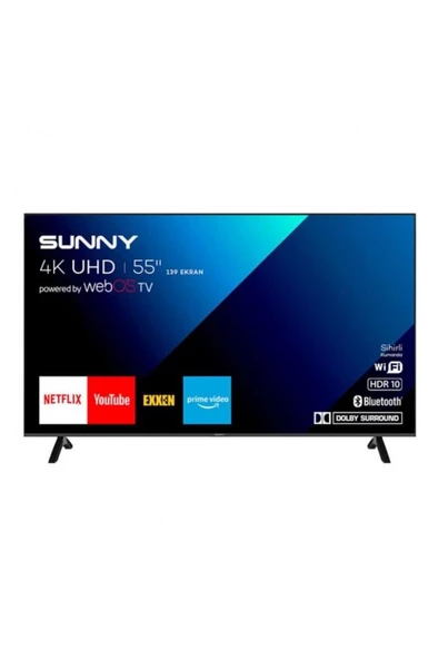 SN55QMN252 55" 139 Ekran Uydu Alıcılı 4K Ultra HD WebOS Smart QLED TV ürün görseli 1