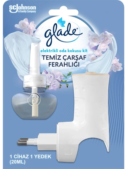 Glade Elektrikli Oda Kokusu Kit Temiz Çarşaf Ferahlığı ürün görseli 1