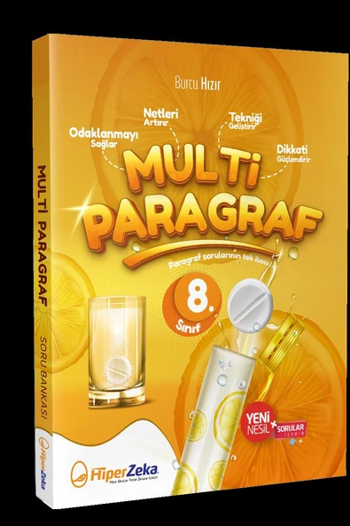 8. Sınıf Multi Paragraf Soru Bankası Hiper Zeka ürün görseli 1
