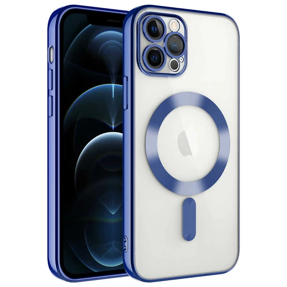 iPhone 12 Pro Max Kılıf Kamera Korumalı Kablosuz Wireless Şarj Özellikli Demre Kapak ürün görseli 1