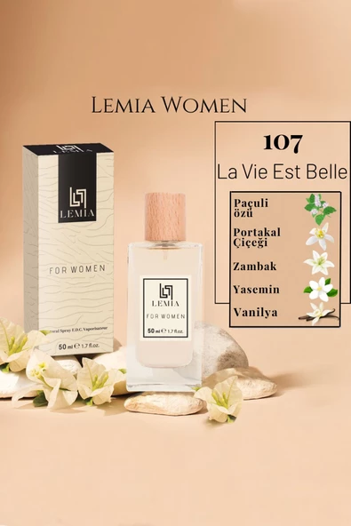 LEMİA 107 La Bella Lucy Kadın Edc 50ml ürün görseli 1