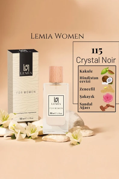 LEMİA 115 Cresta Noir Kadın Edc 50ml ürün görseli 1