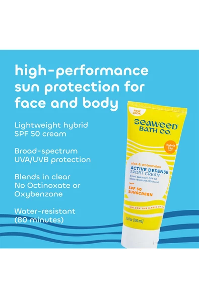 Seaweed Bath Co. SPF50 Güneş Kremi 100ML - Resim 3