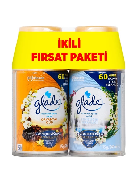 Glade Oda Kokusu Otomatik Sprey Yedek Oryantal Oud - Temizliğin Ferahlığı 269 ml ürün görseli 1