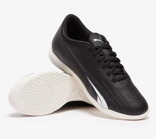 Puma Ultra Play It Erkek Siyah Beyaz Halı Saha Ayakkabısı ürün görseli 1