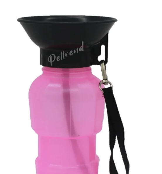RENETİC Pembe Kedi ve Köpek Seyahat Suluğu ürün görseli 1