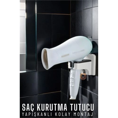 ModaCar Saç Kurutma Makinesi Tutucu Pratik Yapışma ürün görseli 1