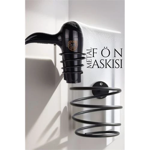 ModaCar Metal Fön Askısı SİYAH ürün görseli 1