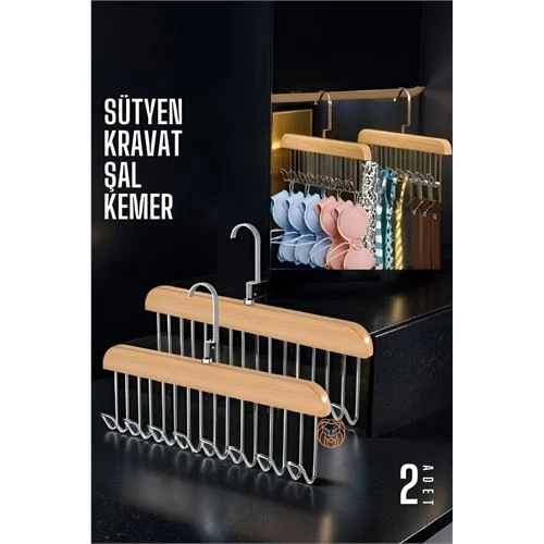 ModaCar Dolap İçi Askı 2 adet Sütyen Şal Kravat Kemer Çanta ürün görseli 1