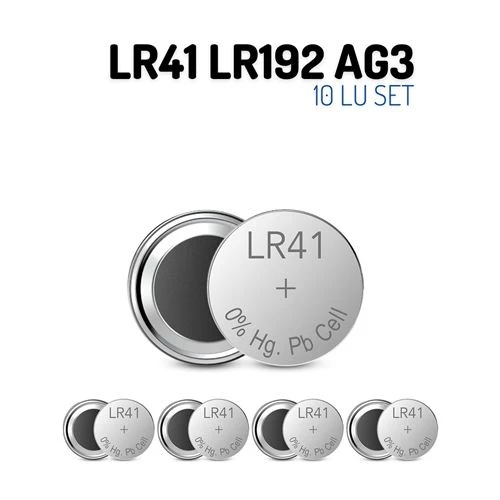 ModaCar LR41 LR192 AG3 1.55V 10 Adet Alkaline Pil ürün görseli 1