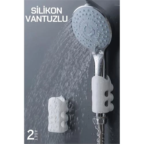 ModaCar Duş Başlığı Tutucu Vantuzlu 2 ADET ürün görseli 1