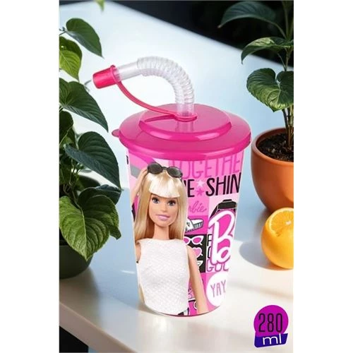 ModaCar Barbie Pipetli Bardak ürün görseli 1