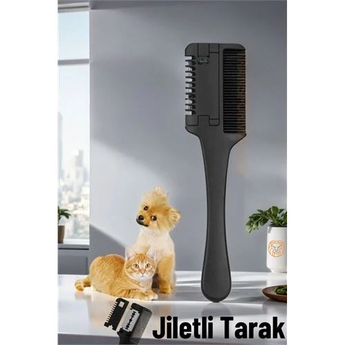 ModaCar Large Köpek Jiletli Tüy Alma Tarağı ürün görseli 1