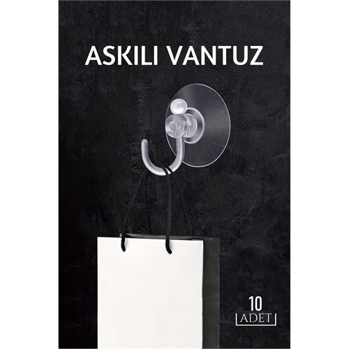 ModaCar Askılı Vantuz 10 ADET ürün görseli 1
