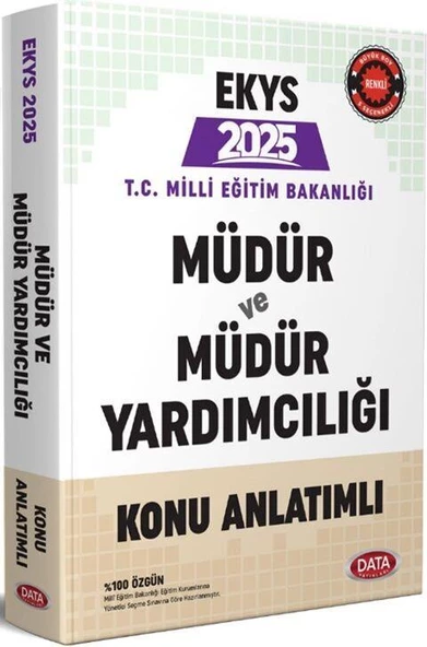 2022 MEB EKYS Müdür Müdür Başyardımcısı ve Müdür Yardımcısı Hazırlık Kitabı YENİ Data Yayınları ürün görseli 1