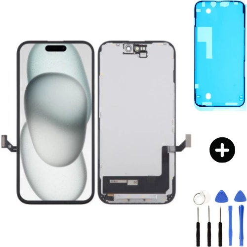 iPhone 15 Uyumlu A+ Kalite Lcd Dokunmatik Ekran + Montaj Seti ürün görseli 1