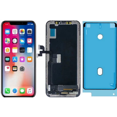 iPhone X Uyumlu OLED Lcd Dokunmatik Ekran + Toz Bandı ürün görseli 1