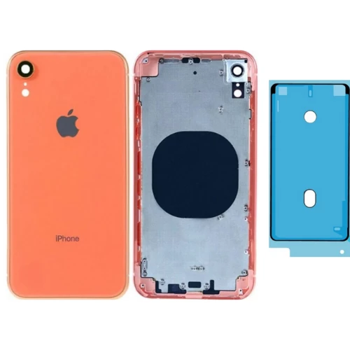 iPhone XR Uyumlu Boş Kasa Pembe + Sıvı Ve Toz Bandı ürün görseli 1