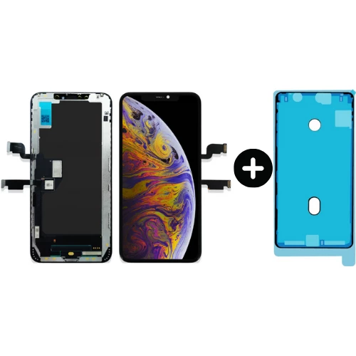 iPhone XS Max Uyumlu Soft OLED Lcd Dokunmatik Ekran + Montaj Seti ürün görseli 1