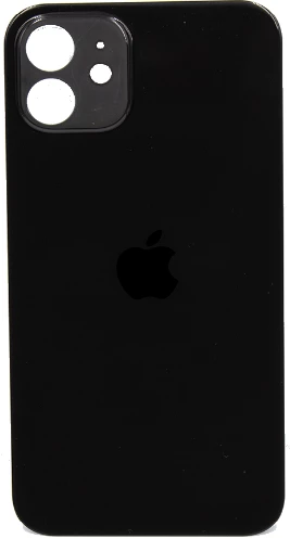 iPhone 12 Uyumlu Arka Pil Batarya Kapak Siyah ürün görseli 1