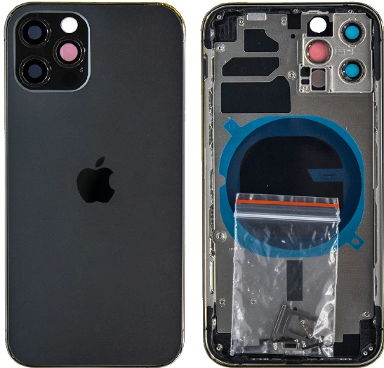 iPhone 12 Pro Uyumlu Boş Kasa Siyah ürün görseli 1